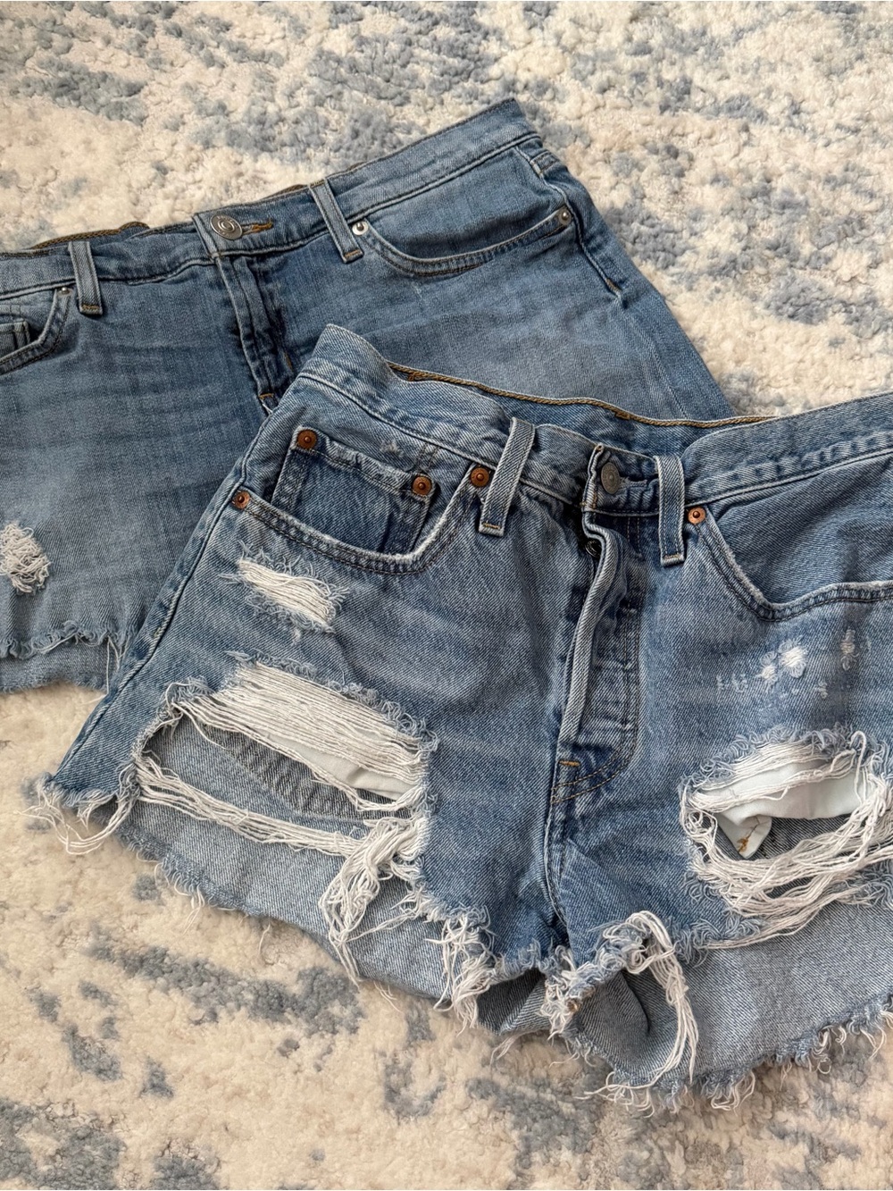 Distressed Jean short bundle